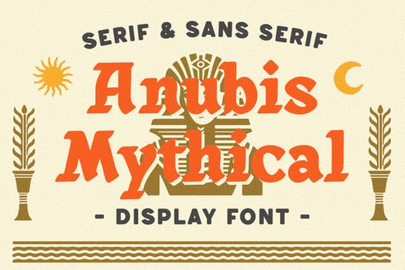 Anubis Mythical: The Ultimate Egyptian Display Font for Editorial Design