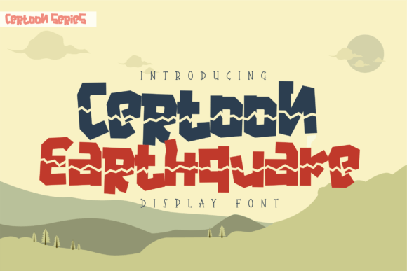 Certoon Earthquake: The Dynamic Display Typeface for Bold Campaigns