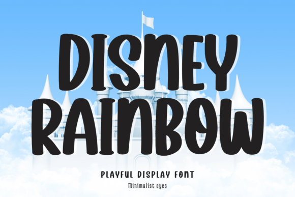 Disney Rainbow: The Bold Display Font for Creative Makers