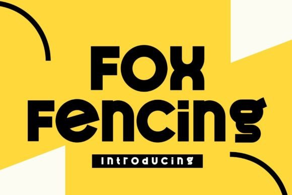 Fox Fencing: The Bold Display Typeface for Creative Shops