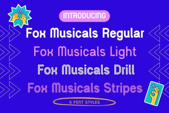Fox Musicals: A Charming Display Font for Modern Web Design