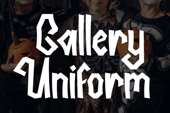 Gallery Uniform: A Quirky Display Font for Creative Campaigns