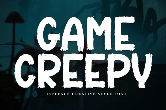 Game Creepy: A Natural Display Font for Editorial Design