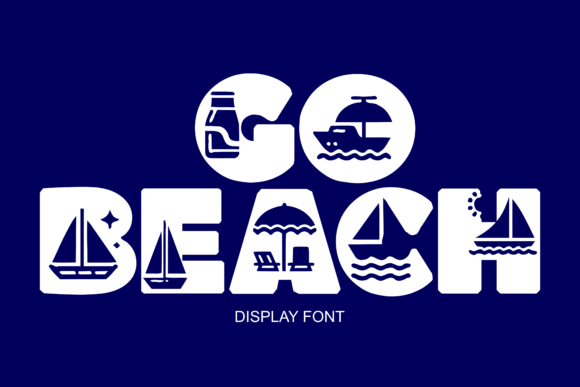 Go Beach: A Mesmeric Display Font for Editorial Design