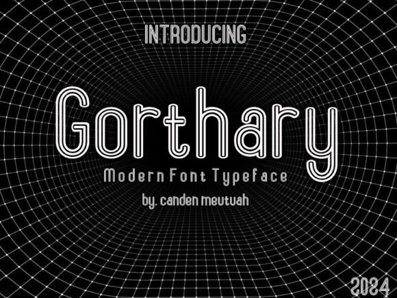 Gorthary: The Modern Display Font for Handmade Creators