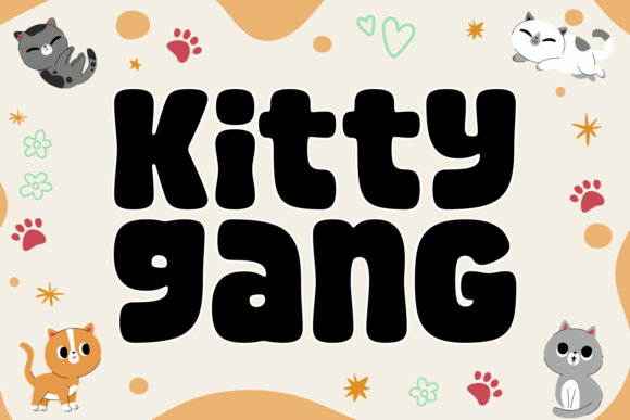 Kitty Gang: The Playful Display Font for Scroll-Stopping Visuals
