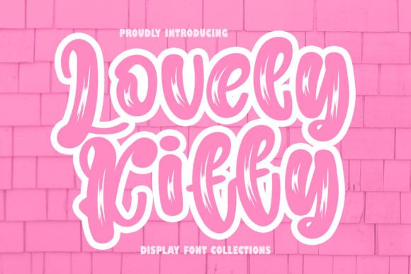 Lovely Kitty: The Perfect Retro Display Font for Your Brand