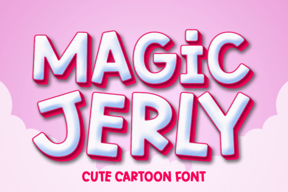 Magic Jerly: A Quirky Display Font for Whimsical Editorial Design