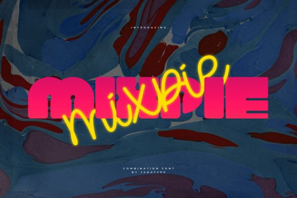 Mixpie: The Bold Script Display Font for Handmade Brands