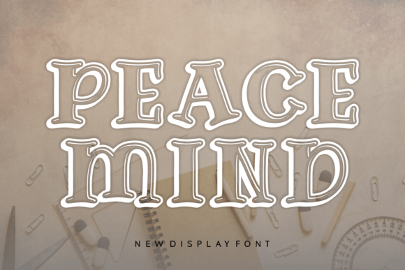 Peace Mind: The Modern Display Font for Polished Branding