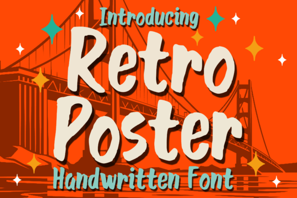 Retro Poster: The Playful Brush Display Font for Handmade Brands