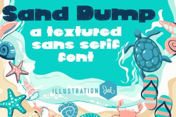 Sand Dump: The Chunky Whimsical Typeface for Handmade Brands