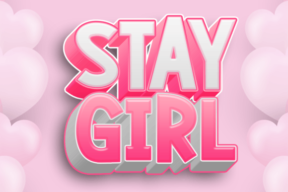 Stay Girl: The Enchanting Display Font for Scroll-Stopping Designs