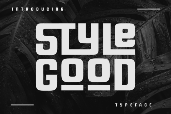 Style Good: The Playful Display Typeface for Modern Web Design