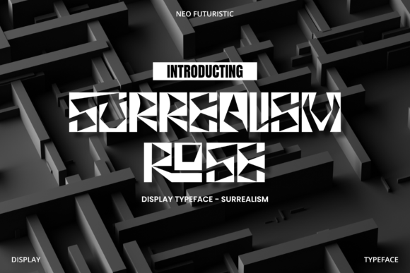 Surrealism Rose: A Modern Display Typeface for Digital Branding