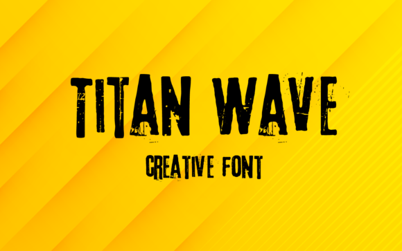 Titan Wave: The Premium Display Typeface for Bold Editorial Design