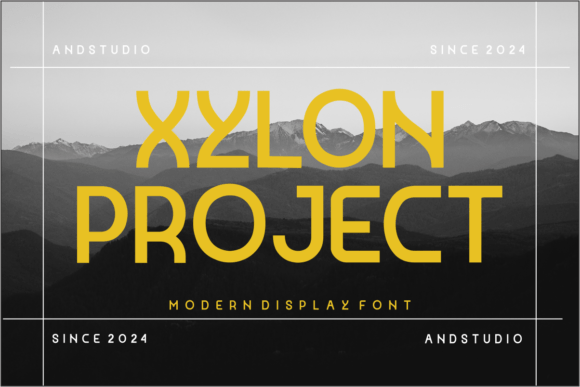 Xylon Project: The Modern Typeface for Futuristic Branding